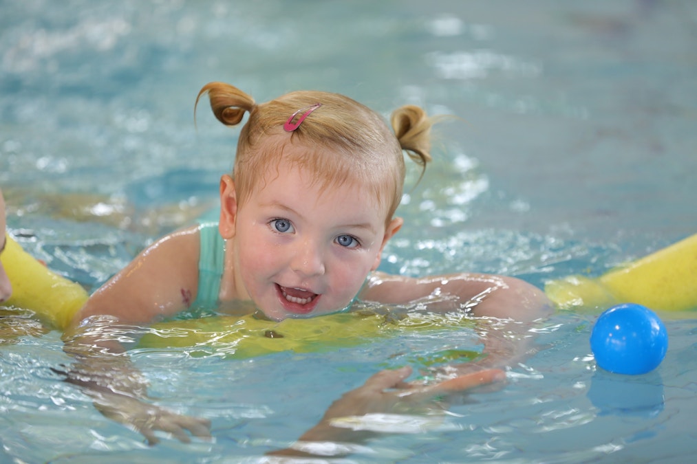Swimmers dive in with Grace